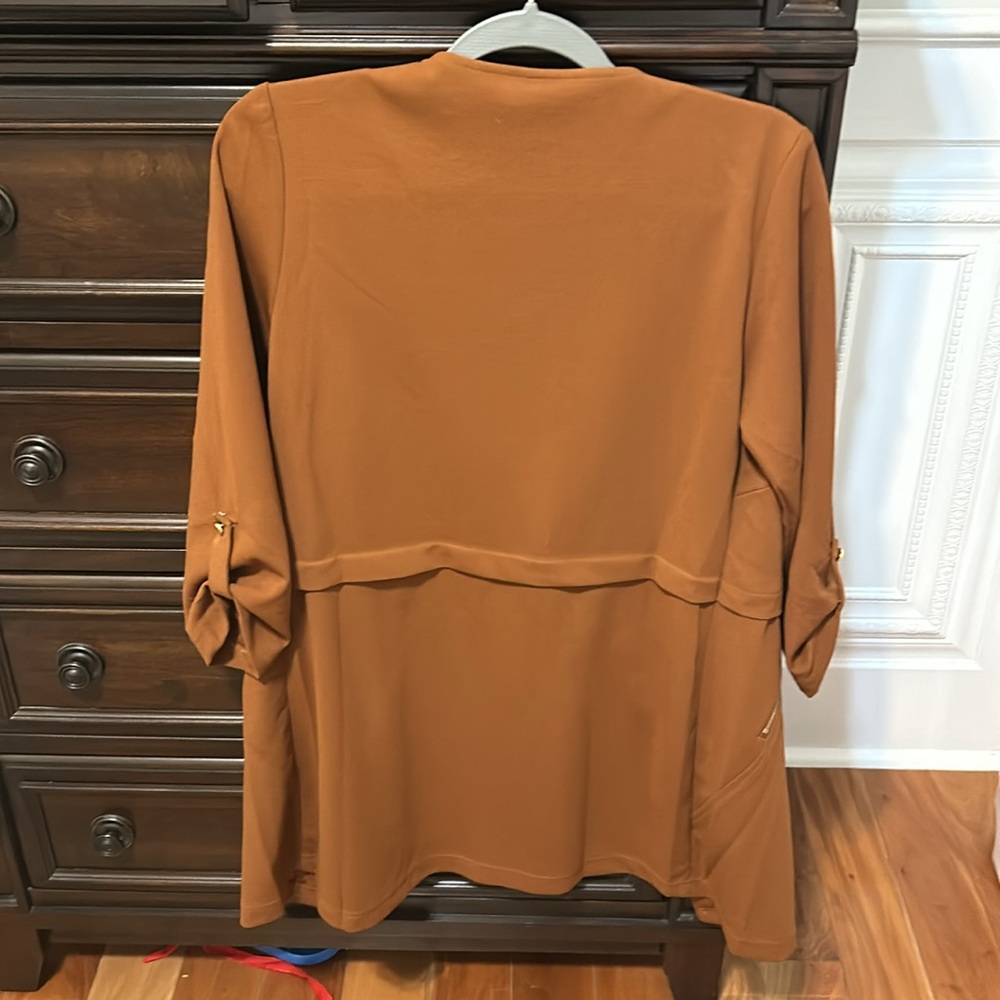 SOHO Women's Tan Jacket - Picture 4 of 5